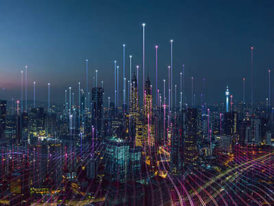 Scavenger Cityscape Cyberpunk, Cyberpunk Dual Monitor HD wallpaper